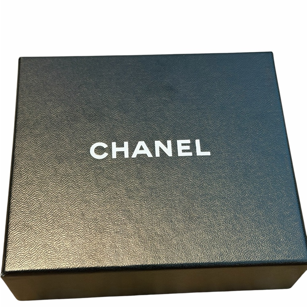 Chanel Vintage Cambon Ligne Compact Wallet Black Neon Pink Full Set Box Card - Picture 11 of 11
